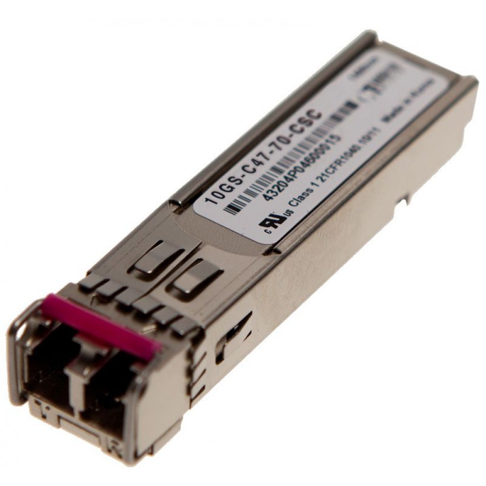 SFP+ 10GBASE-ZR CWDM 1xx0nm 70km光收发器