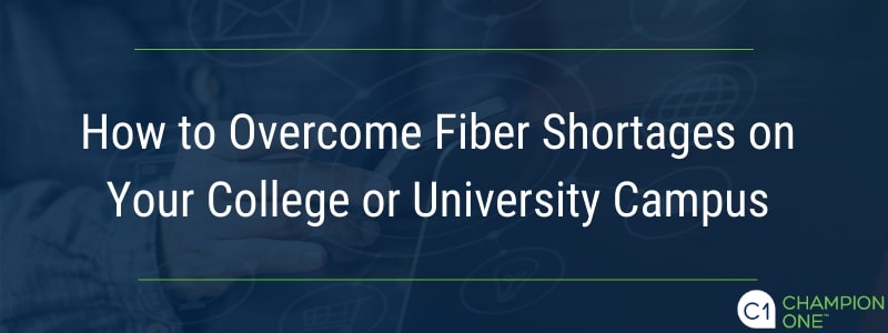 如何克服大学校园里的纤维短缺