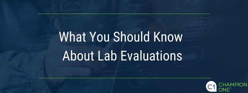 关于实验室评估你应该知道的事情