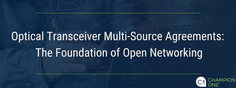 光模块多源协议:开放网络的基础